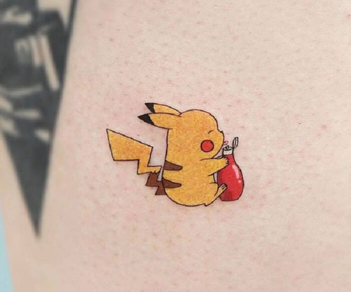 99 Hình Xăm Pikachu Đẹp Dễ thương Ý nghĩa nhất