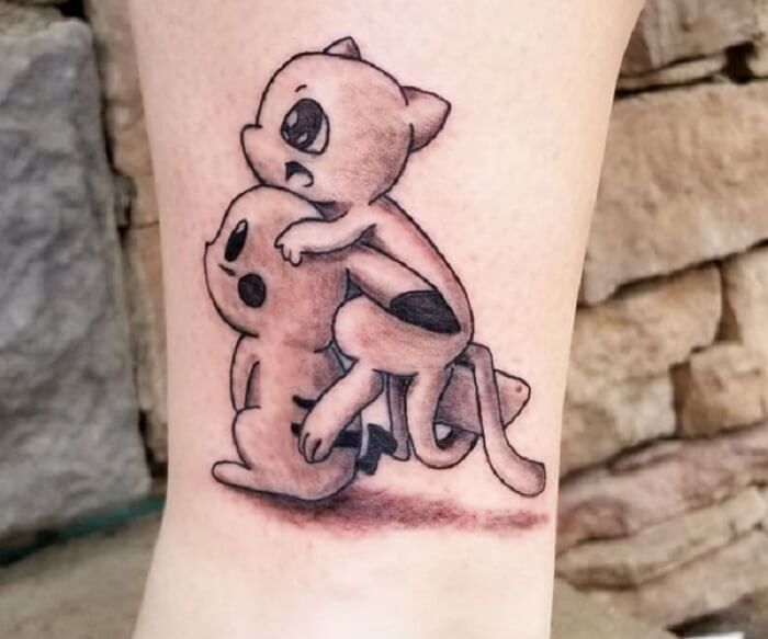 Tattoo Pikachu và Mew27