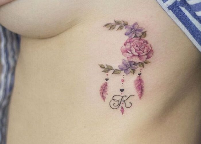 Tattoo mạn sườn cho nữ12