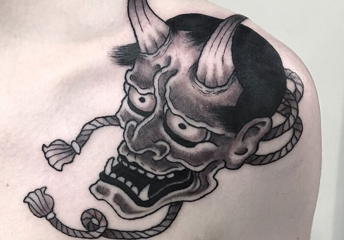 Tattoo mặt quỷ Satan 21