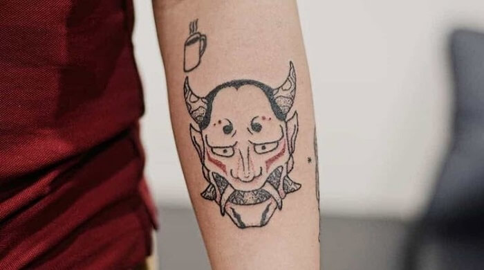 Tattoo mặt quỷ Satan 24