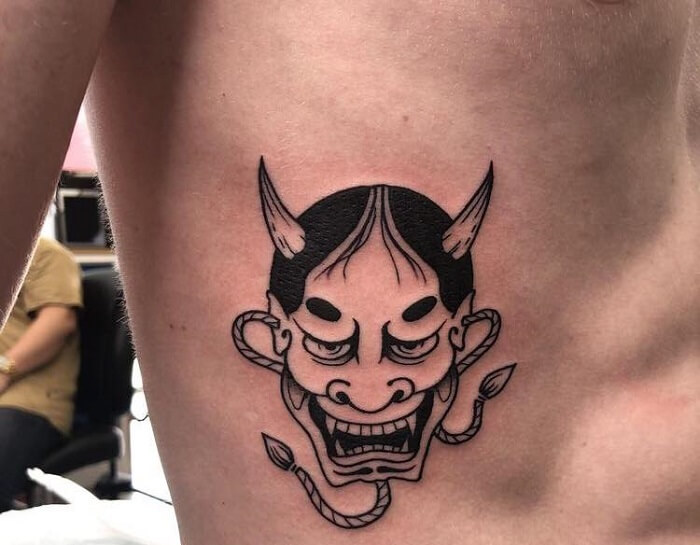 Tattoo mặt quỷ Satan 33