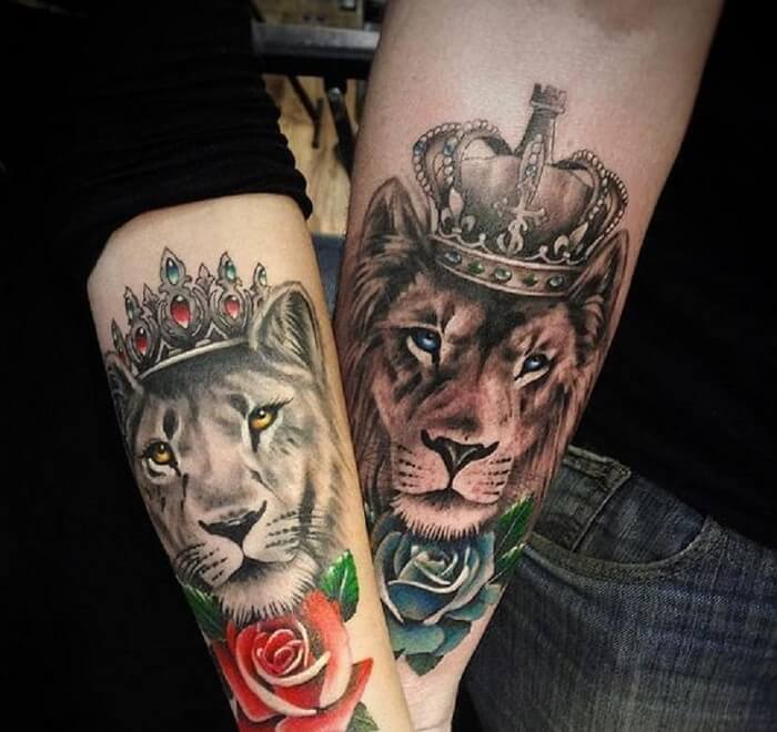 Tattoo sư tử 15