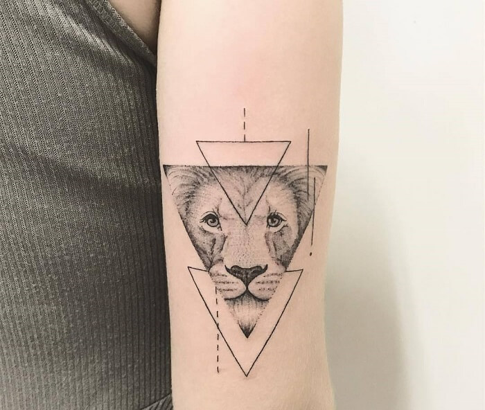 Tattoo sư tử 7