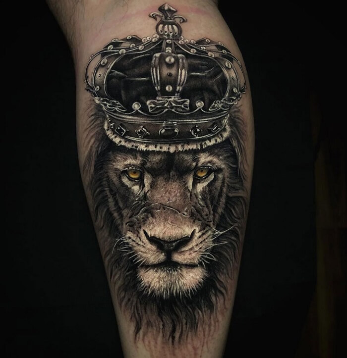 Tattoo sư tử 13