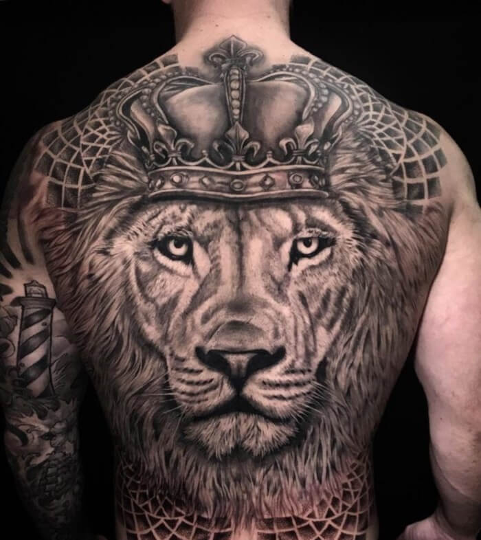 Tattoo sư tử 10