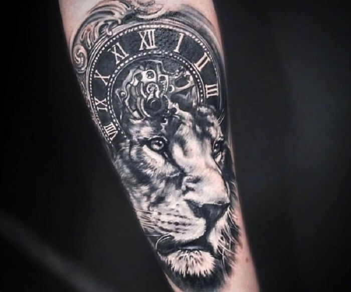 Tattoo sư tử 23