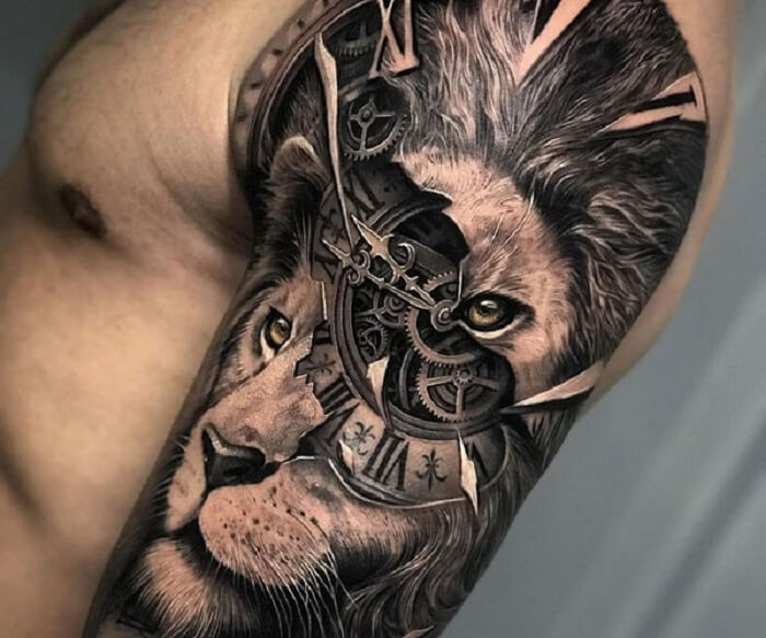 Tattoo sư tử 11