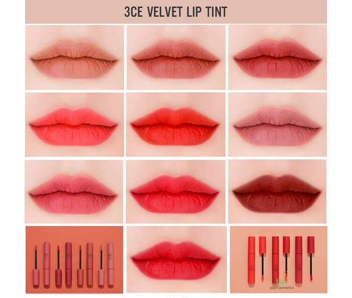 Son tint 3CE Velvet Lip Tint5