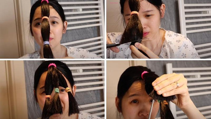 Cách tạo kiểu tóc chiếc lá đơn giản tại nhà