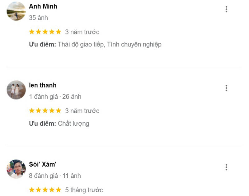 Khách hàng review Minh Anh Spa