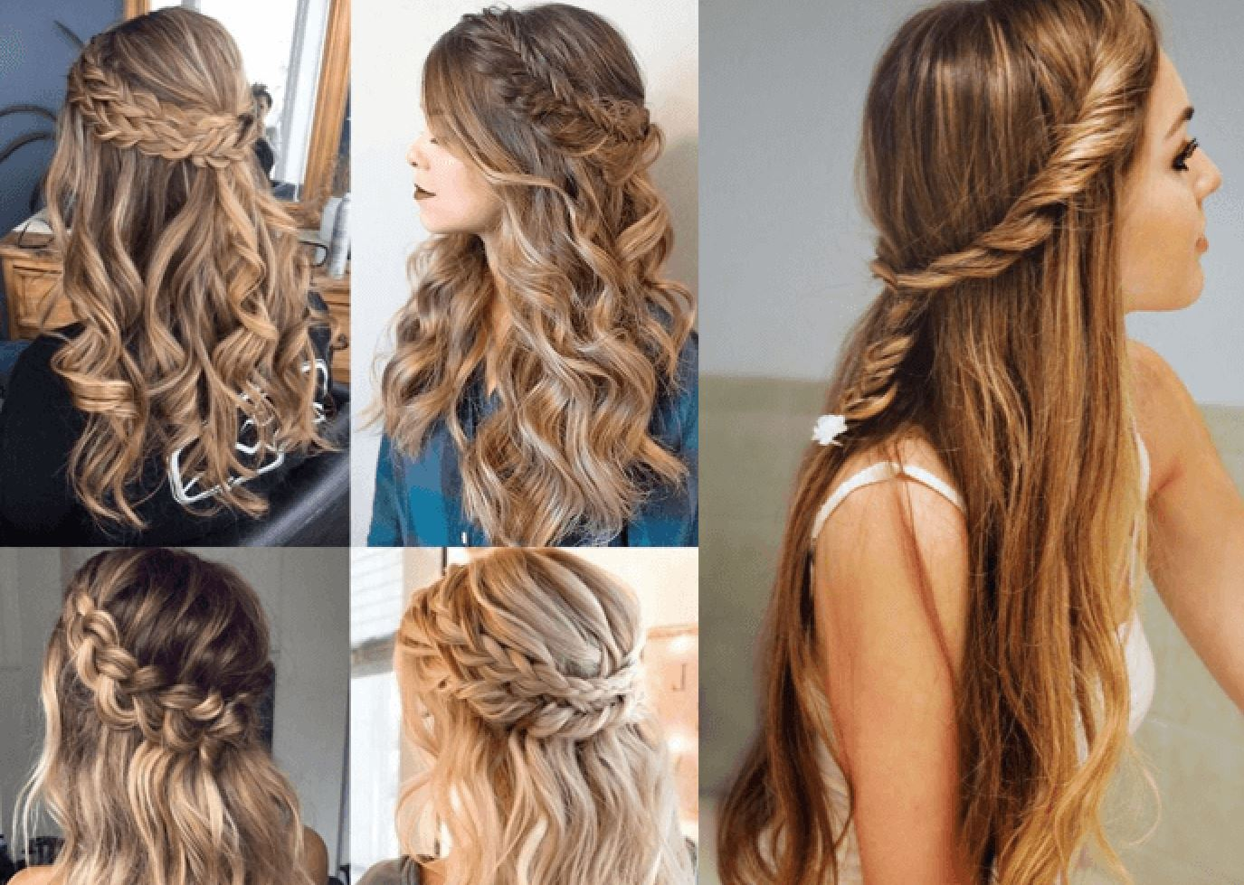 Những cô nàng có tóc xoăn nên ưu tiên chọn tóc tết thác nước để phô bày vẻ đẹp tự nhiên của mái tóc